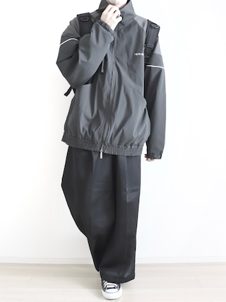 【新品】remer ルーズゼロオーバートラックジャケット/パンツ Mサイズセット remer（リメール）の「loose ZERO over track jacket / ルーズゼロ