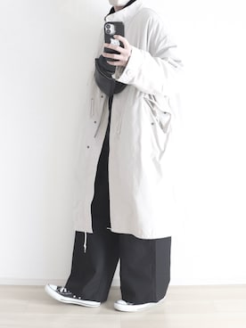 「シンプル」｜「アイテム（その他アウター）」を使った、Yuiさん（メンズ・169cm）の冬コーディネート