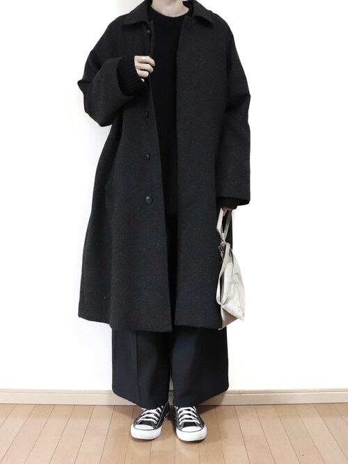 remer（リメール）の「loose wool long coat/ルーズウールロングコート