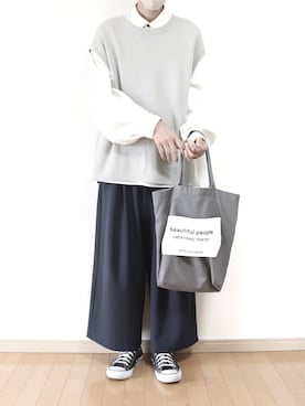 「INTER FACTORY（インターファクトリー）のアイテム（シャツ/ブラウス）」を使った、Yuiさん（メンズ・168cm）の秋コーディネート