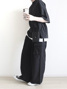 「ゆるコーデ」｜「アイテム（タンクトップ）」を使った、Yuiさん（メンズ・169cm）の夏コーディネート