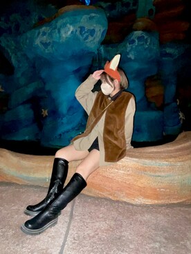 「tiptop（ティップトップ）のアイテム（シューズ）」を使った、miiさん（レディース・153cm）の春コーディネート
