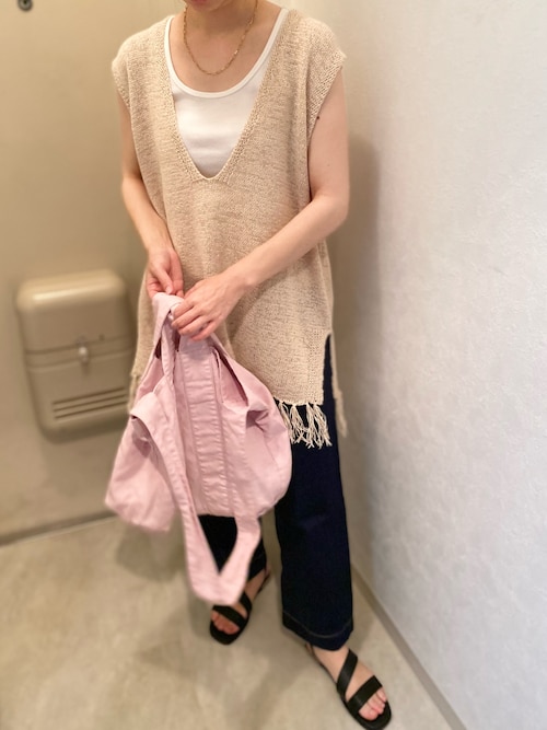 SLOBE IENA（スローブイエナ）の「テープヤーンフリンジベスト