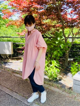 「ごきげんウィーク」｜「アイテム（タンクトップ）」を使った、Ⓜ︎さん（レディース・158cm）の春コーディネート