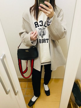 「SLOBE IENA（スローブイエナ）のアイテム（その他アウター）」を使った、Ⓜ︎さん（レディース・158cm）の冬コーディネート