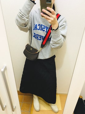 Ⓜ︎さん（レディース・158cm）の冬コーディネート