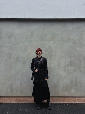 「NOT CONVENTIONAL（ノットコンベンショナル）のアイテム」を使った、QiQi Tanさん（レディース・167cm）の春コーディネート