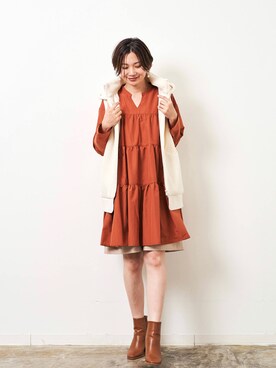 HERENCIA_SNAP さん（レディース・165cm）の秋コーディネート