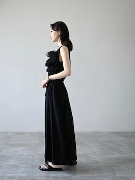 「HERENCIA（ヘレンチア）のアイテム」を使った、HERENCIA_SNAP さん（レディース・165cm）の夏コーディネート