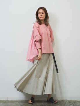 「ラップスカート」｜HERENCIA_SNAP さん（レディース・165cm）の夏コーディネート