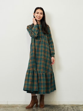 「HERENCIA（ヘレンチア）のアイテム」を使った、HERENCIA_SNAP さん（レディース・165cm）の秋コーディネート