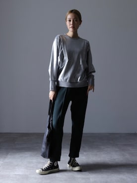 「秋先取りコーデ」｜「アイテム（スウェットパンツ）」を使った、HERENCIA_SNAP さん（レディース・165cm）の秋コーディネート
