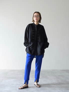 「HERENCIA（ヘレンチア）のアイテム」を使った、HERENCIA_SNAP さん（レディース・165cm）の春コーディネート