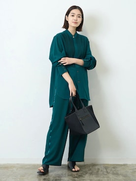 「HERENCIA（ヘレンチア）のアイテム」を使った、HERENCIA_SNAP さん（レディース・165cm）の春コーディネート