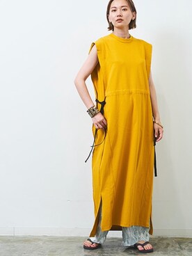 「HERENCIA（ヘレンチア）のアイテム」を使った、HERENCIA_SNAP さん（レディース・165cm）の夏コーディネート