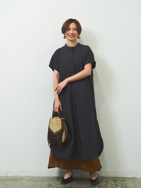 「HERENCIA（ヘレンチア）のアイテム」を使った、HERENCIA_SNAP さん（レディース・165cm）の夏コーディネート