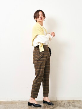 「タックイン」｜HERENCIA_SNAP さん（レディース・165cm）の秋コーディネート