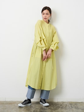 「春ワンピ」｜HERENCIA_SNAP さん（レディース・165cm）の冬コーディネート