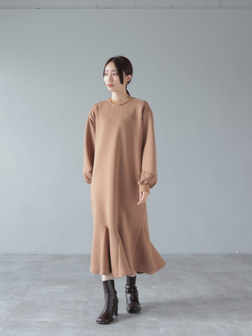最終価格【美品】HERENCIA(ヘレンチア)ワンピース HERENCIA ヘレンチア ワンピース H325118 レディース コットン