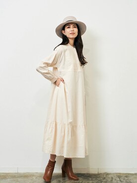 HERENCIA_SNAP さん（レディース・165cm）の冬コーディネート