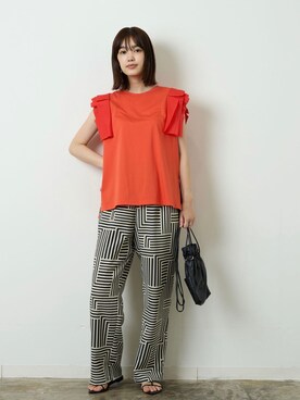 「HERENCIA（ヘレンチア）のアイテム」を使った、HERENCIA_SNAP さん（レディース・165cm）の夏コーディネート