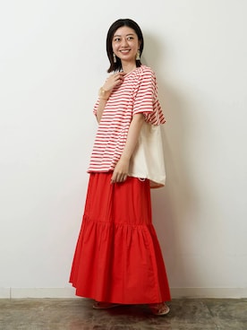 「カラー×コーデ」｜HERENCIA_SNAP さん（レディース・165cm）の春コーディネート