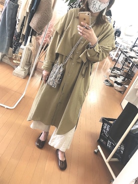 「Bou Jeloud（ブージュルード）のアイテム（ワンピース/ドレス）」を使った、tomさん（レディース・155cm）の秋コーディネート
