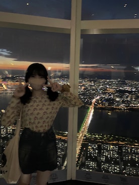 「にゃー（ニャー）のアイテム」を使った、リム☂︎︎さん（レディース・152cm）の夏コーディネート