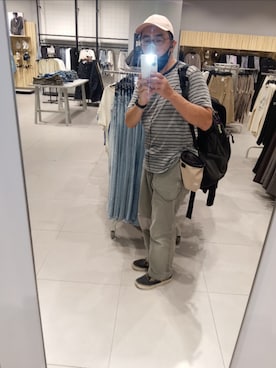 「アイテム（スニーカー）」を使った、Ireuls Reportさん（メンズ・170cm・40代）の夏コーディネート