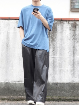 「sunsea」｜「アイテム（その他）」を使った、t さん（メンズ・169cm）の夏コーディネート