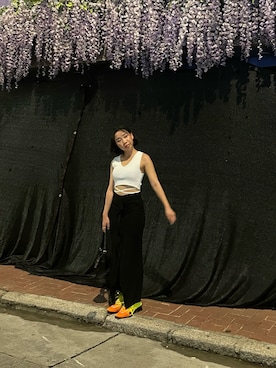 「MARTINE ROSE（マーティンローズ）のアイテム」を使った、hoyeekongさん（レディース・157cm）の夏コーディネート