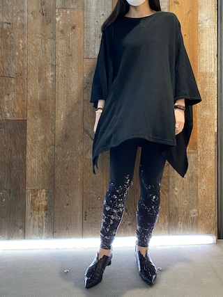 KMRii（ケムリ）の「KMRii/ケムリ/FLAKE DISCHAGED LEGGINGS（レギンス