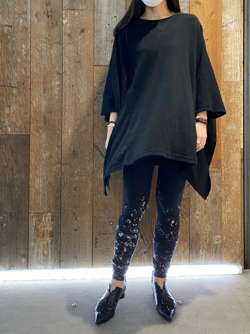 KMRii（ケムリ）の「KMRii/ケムリ/FLAKE DISCHAGED LEGGINGS（レギンス