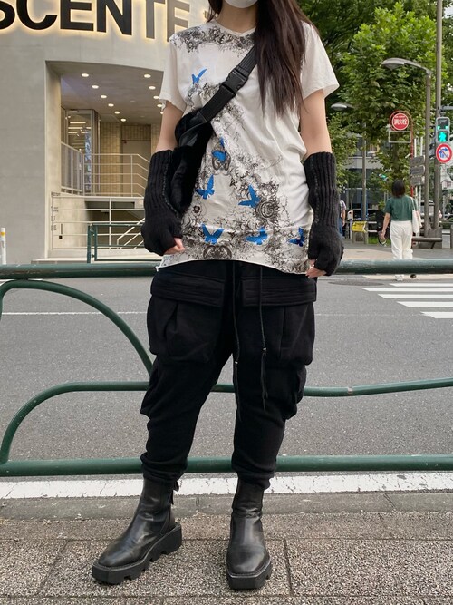 KMRii ケムリ　サルエル　スウェット　パンツ KMRii（ケムリ）の「KMRii/ケムリ/MULTIPUL CARGO SWEAT PANTS