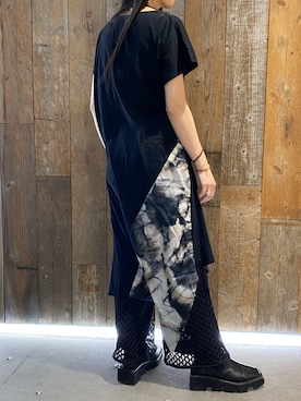 「KMRii（ケムリ）のアイテム（ワンピース/ドレス）」を使った、照井千尋さん（レディース・163cm）の春コーディネート