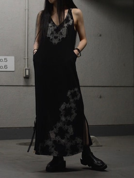 「KMRii（ケムリ）のアイテム（ワンピース/ドレス）」を使った、照井千尋さん（レディース・163cm）の秋コーディネート