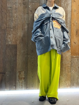 「Requel（リコール）のアイテム」を使った、照井千尋さん（レディース・163cm）の冬コーディネート