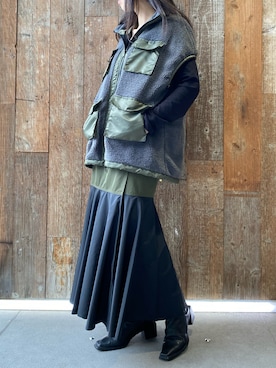 照井千尋さん（レディース・163cm）の秋コーディネート