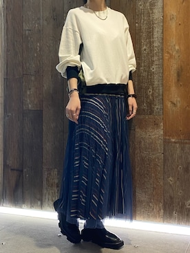 照井千尋さん（レディース・163cm）の秋コーディネート