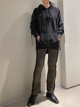 照井千尋さん(レディース・163cm)の冬コーディネート