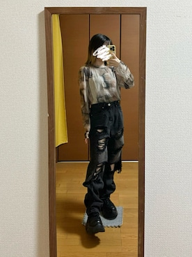 「アイテム（その他トップス）」を使った、るる 🥦低身長コーデ🥬さん（レディース・149cm）の秋コーディネート