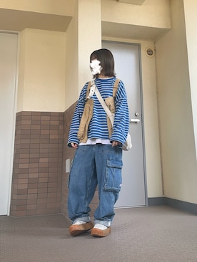 るる 🥦低身長コーデ🥬さん（レディース・149cm）の春コーディネート