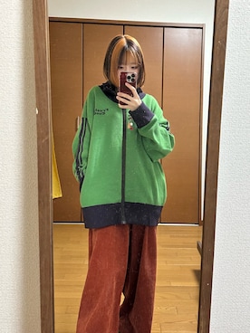 「アイテム（ブルゾン）」を使った、るる 🥦低身長コーデ🥬さん（レディース・149cm）の冬コーディネート