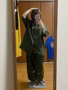 「アイテム（その他）」を使った、るる 🥦低身長コーデ🥬さん（レディース・149cm）の秋コーディネート