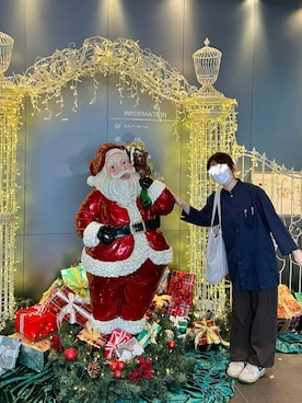 「アイテム（その他、グリーン系）」を使った、るる 🥦低身長コーデ🥬さん（レディース・149cm）の秋コーディネート