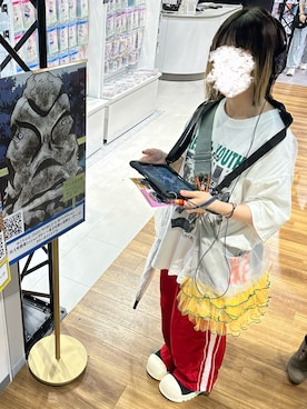 「アイテム（バッグ）」を使った、るる 🥦低身長コーデ🥬さん（レディース・149cm）の夏コーディネート