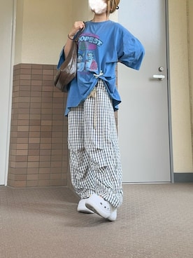 るる 🥦低身長コーデ🥬さん（レディース・149cm）の夏コーディネート