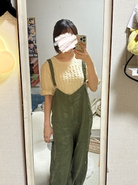 「アイテム（その他）」を使った、るる 🥦低身長コーデ🥬さん（レディース・149cm）の秋コーディネート