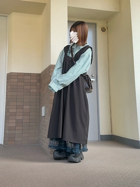 るる 🥦低身長コーデ🥬さん（レディース・149cm）の春コーディネート