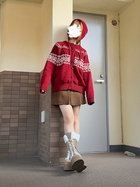 「CLEA（クレア）のアイテム」を使った、るる 🥦低身長コーデ🥬さん（レディース・149cm）の冬コーディネート